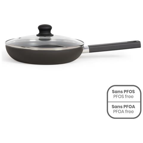 Padella Antiaderente Da 26 Cm + Coperchio - Mep153n - Foto 1