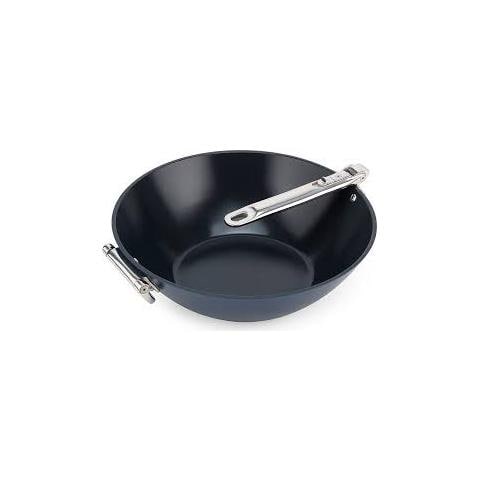 Wok Antiaderente Space 32 Cm Manico Pieghevole Adatto Per Induzione E Forno Fino A 232 Gradi Facile Da Riporre Ideale Per Cucina Salutare - Foto 2