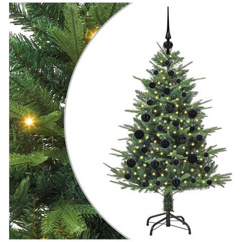 Albero di Natale artificiale preilluminato con set di palline - Foto 1