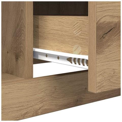 Tavolino da salotto Rovere artigianale 90 x 50 x 35 cm - Foto 9