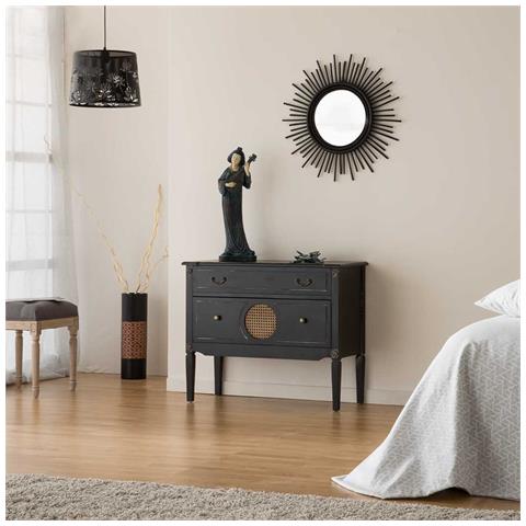 Vaso Nero E Oro 15x15x50h - Foto 2