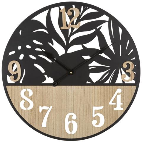 Orologio Da Parete Vkh257-nero-metallo-60x2,5x60 Cm - Foto 1