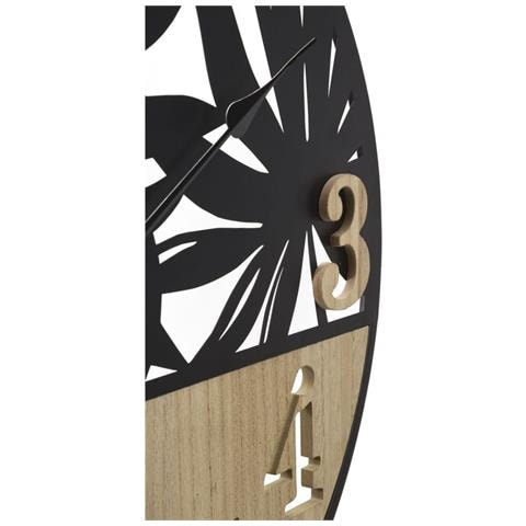Orologio Da Parete Vkh257-nero-metallo-60x2,5x60 Cm - Foto 2
