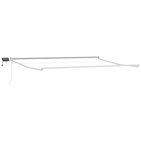 Tenda retrattile manuale con LED Multicolore 4,5 × 3 m - Foto 2