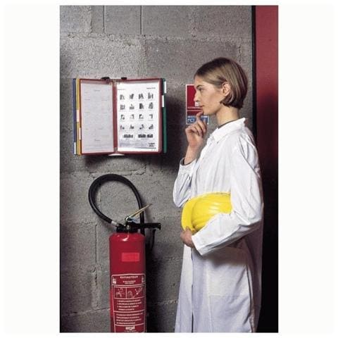 leggio da muro con 10 tasche pvc colori ass. t-technic - Foto 1