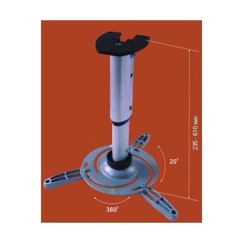 ICA-PM 102XL - Supporto a soffitto per proiettori estensione 60-102 cm Silver - Foto 6