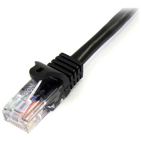 Cavo di rete CAT5e - Cavo Patch Ethernet RJ45 UTP nero da 5m antigroviglio - Foto 2
