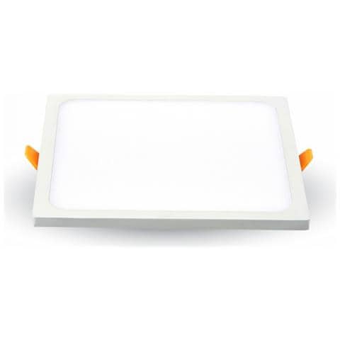 Pannello Led A Incasso Quadrato 15 Cm 15w Smd Luce Fredda 6k Vt-1515 Sq 4948 - Foto 1