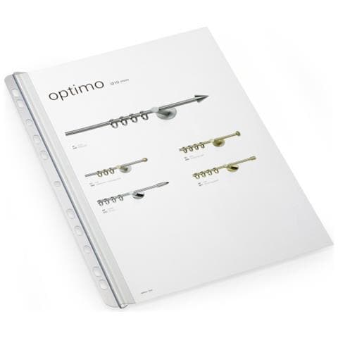 Dorsino Rilegatura 3mm Banda Foratura Universale A430 Fogli Trasp. 50pz - Foto 9
