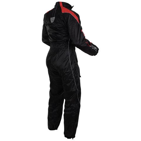 Tuta Cerata Impermeabile Completo Anti Pioggia Moto Scooter Antiacqua Rosso Xxl - Foto 3