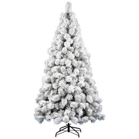 Albero Di Natale 210 Cm Innevato Saint Mortiz - Foto 1
