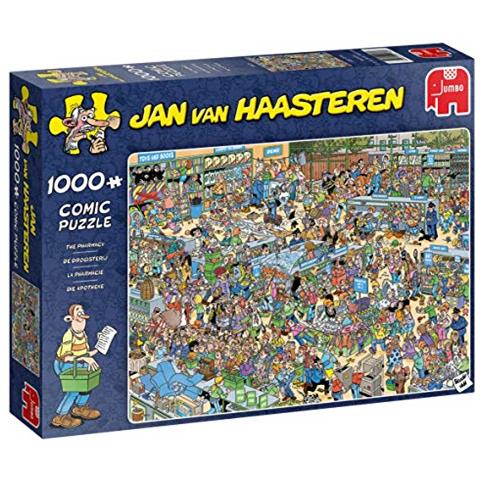 19199 Jan Van Haasteren, The Pharmacy, Puzzle Da 1000 Pezzi, Multicolore - Foto 1