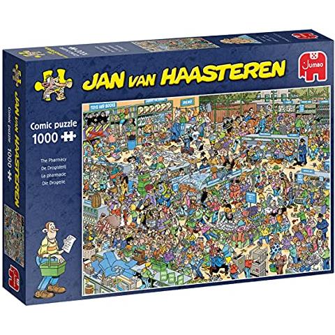 19199 Jan Van Haasteren, The Pharmacy, Puzzle Da 1000 Pezzi, Multicolore - Foto 4