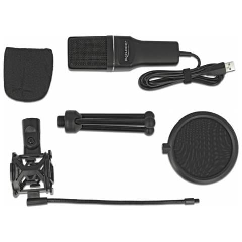 66331 Microfono Microfono Da Tavolo Nero - Foto 3