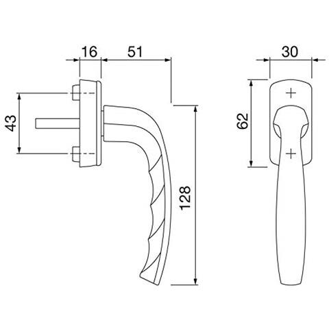 4012789834369 - Finestra Maniglia 0810 / Us10. F9016. Con Viti - Foto 2