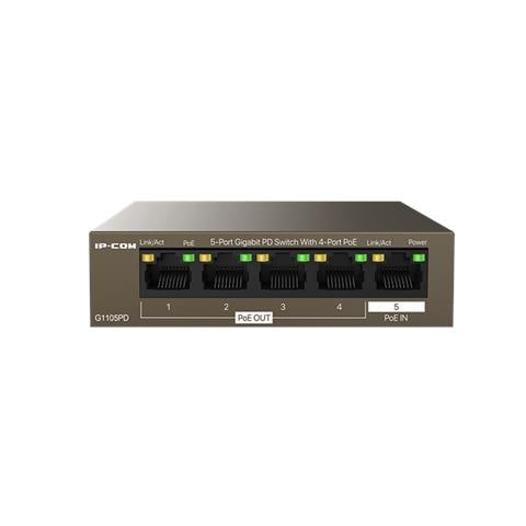 SWITCH IP-COM G1105PD 5P GIGABIT DESKTOP 10/100/1000M CON 4P PoE - Foto 1