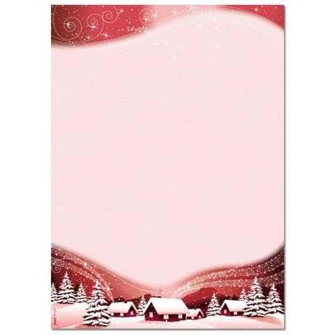 Weihnachts-motiv-papier Silent Night - A4 (210 X 297 Mm) - 90 G / m - 100 Blatt Motiv-papier - Foto 1