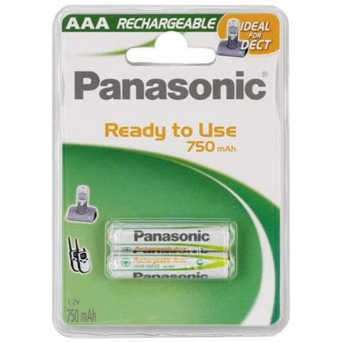 AAA 750mAh, 750 mAh, DECT telephone, Nichel-Metallo Idruro, 4,45 cm, 1,05 cm, 13g - Foto 2