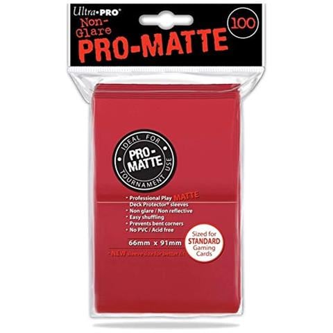 84516 serie di carta opaca Pro Maniche 100 pack-rosso - Foto 1