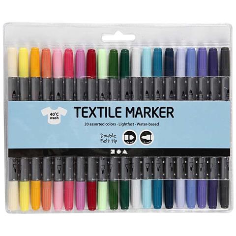 20 Feltri Tessili A Doppia Punta - Colori Tenui - Foto 1