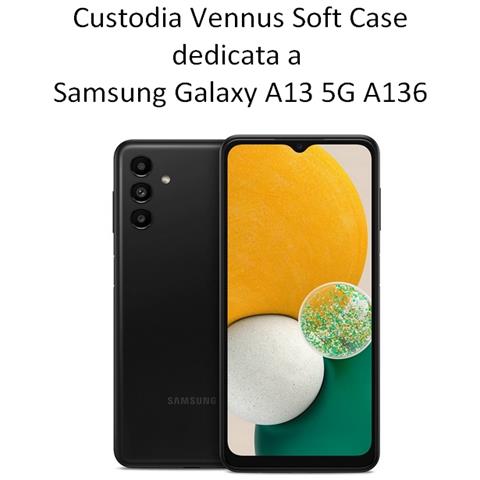 Custodia Tpu Silicone Lite Cover Soft-case Per Samsung Galaxy A13 5g A136 Light Pink - Foto 2