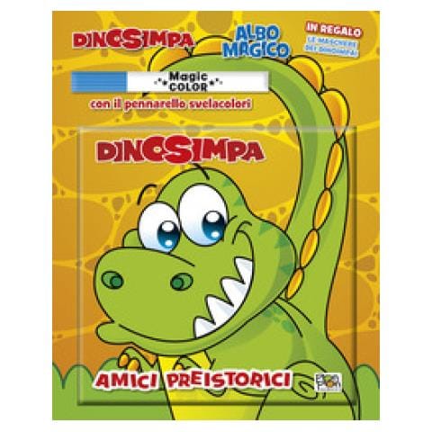 Amici Preistorici. Dinosimpa. Albo Magico. Ediz. A Colori. Con Pennarello - Foto 1