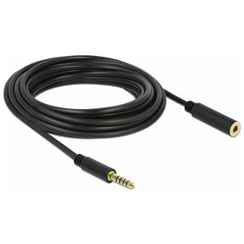 85799 Cavo Audio 5 M 4.4mm Nero - Foto 1