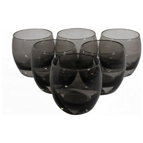 Set Di Bicchieri Color Studio Grigio Vetro 320 Ml 6 Pezzi - Foto 3