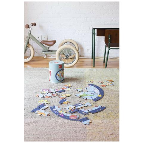 Puzzle Apli World Map Circolare 48 Pezzi 50 Cm - Foto 2