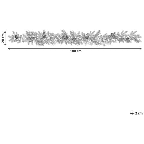 Festone Natalizio Led Verde 180 Cm Tenala - Foto 7