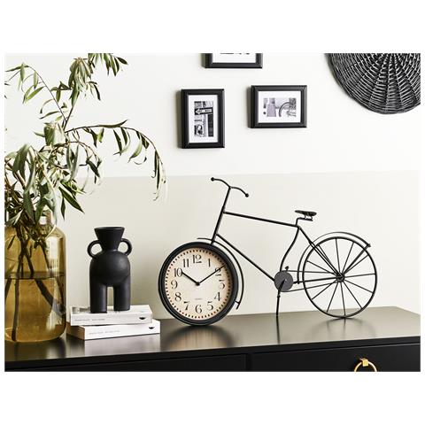 Orologio Metallo Nero 37 Cm Lillo - Foto 1