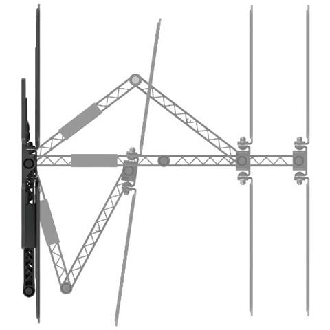 00220852 Supporto TV a parete 2,29 m (90") Nero - Foto 2