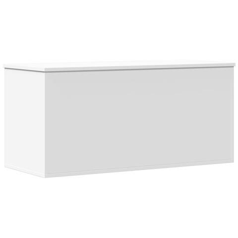 Contenitore Portaoggetti Bianco 100x42x46 Cm Legno Multistrato - Foto 2