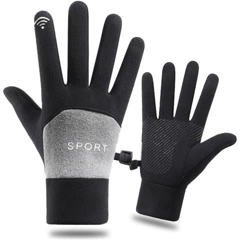 Guanti Touchscreen Invernali Caldi Per La Guida Black - Foto 1
