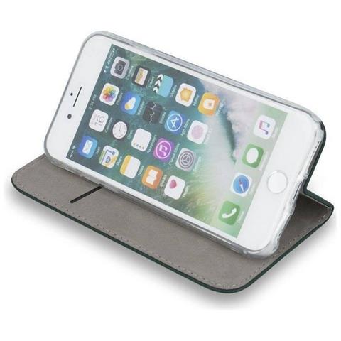 Custodia A Libro Smart Pocket Case In Pelle Per Apple Iphone 16 Pro Max Green - Foto 5