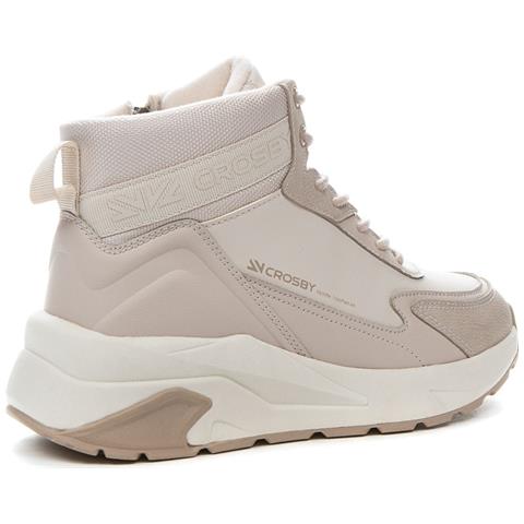 Beige Casual Closed Booties Stivaletti Sintetico E Tessile Scarpe Donna Beige Eu 36, 448159/01-01 - Foto 3