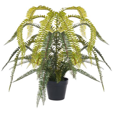 Pianta Artificiale Fern Leaf Plant Verde - Foto 2