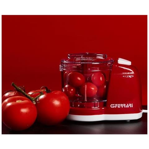 G20155 Tritatutto Realmix 2, 150 W, Capacità 350 Ml, Funzione Pulse, Lame Inox, Doppia Sicurezza, Bianco/rosso - Foto 1