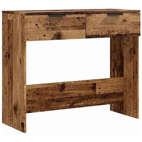 Tavolo Consolle In Legno Vecchio 90x36x75 Cm Legno Multistrato - Foto 2