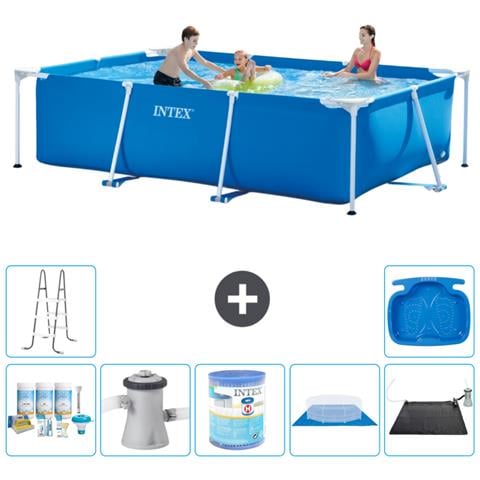 Piscina Fuori Terra - Rettangolo - 300x200x75 Cm - Blu - Include Accessori Coordinati A205 - Foto 1