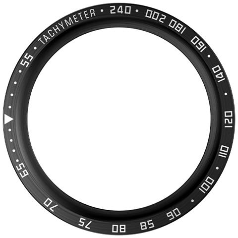Lunetta Nera Con Indicatori Bianchi Per Galaxy Watch 5 Pro - Foto 1