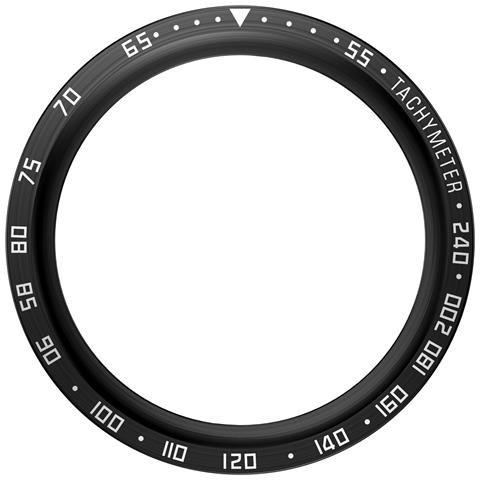 Lunetta Nera Con Indicatori Bianchi Per Galaxy Watch 5 Pro - Foto 3