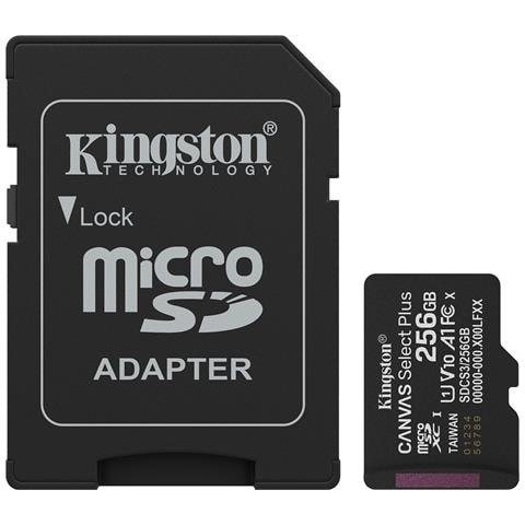 Technology 256GB microSDXC Canvas Select Plus Gen3 150MB /s A1 (Adattatore SD incluso) - Foto 1