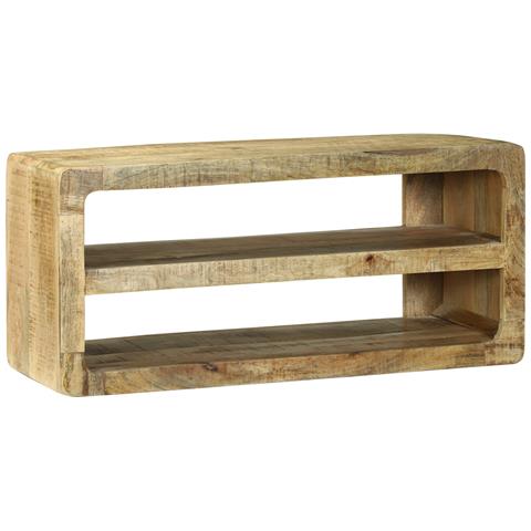 Mobile per TV 80x32x36 cm Legno massello di mango - Foto 1