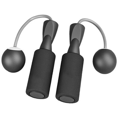 Corda Per Saltare Senza Fili Con Palla Di Schiuma (palla Piccola - Nera) Per Fitness Aerobico E Allenamento Cardio - Foto 1