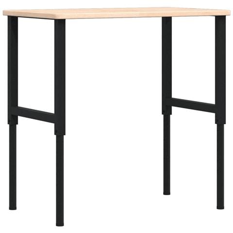 Banco da Lavoro 100x60x(71,5-98) cm Legno Rovere Rettangolare - Foto 1