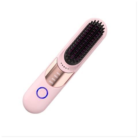 Piastra E Arricciacapelli 2-in-1 Senza Fili - Portatile, Ricaricabile, Anti-scottatura Pink - Foto 2