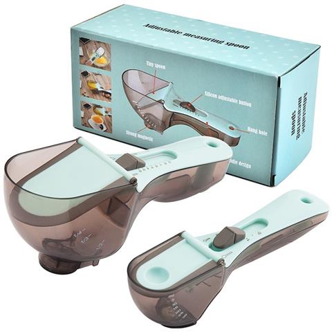 Set Di Misurini Da Forno Regolabili - Gadget Da Cucina In Plastica - Foto 1
