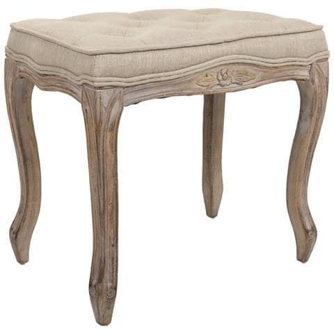 Panchina In Legno Imbottita 50x36x47h Cm - Foto 1