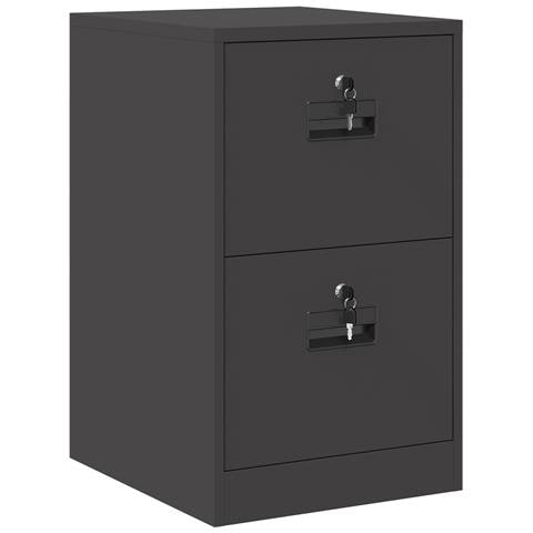 Armadio per File con cassetto Nero 44 x 50 x 106.5 cm - Foto 1